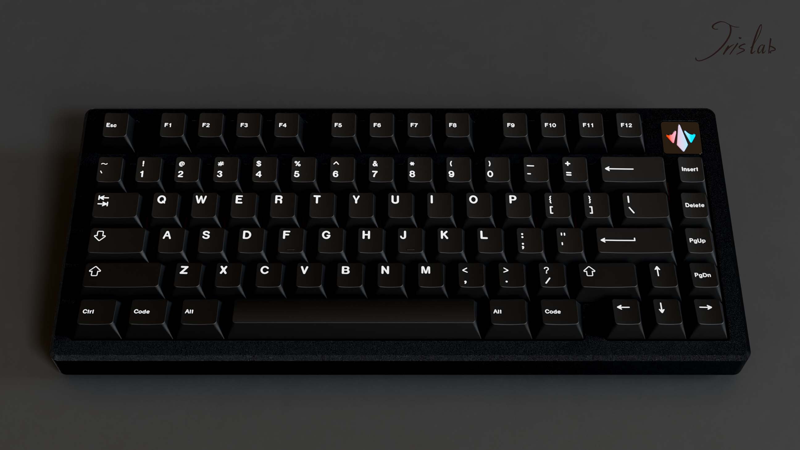 [Group-Buy] Jris75 PCB Gasket Mount Keyboard Kit - Black（PVD Weight）