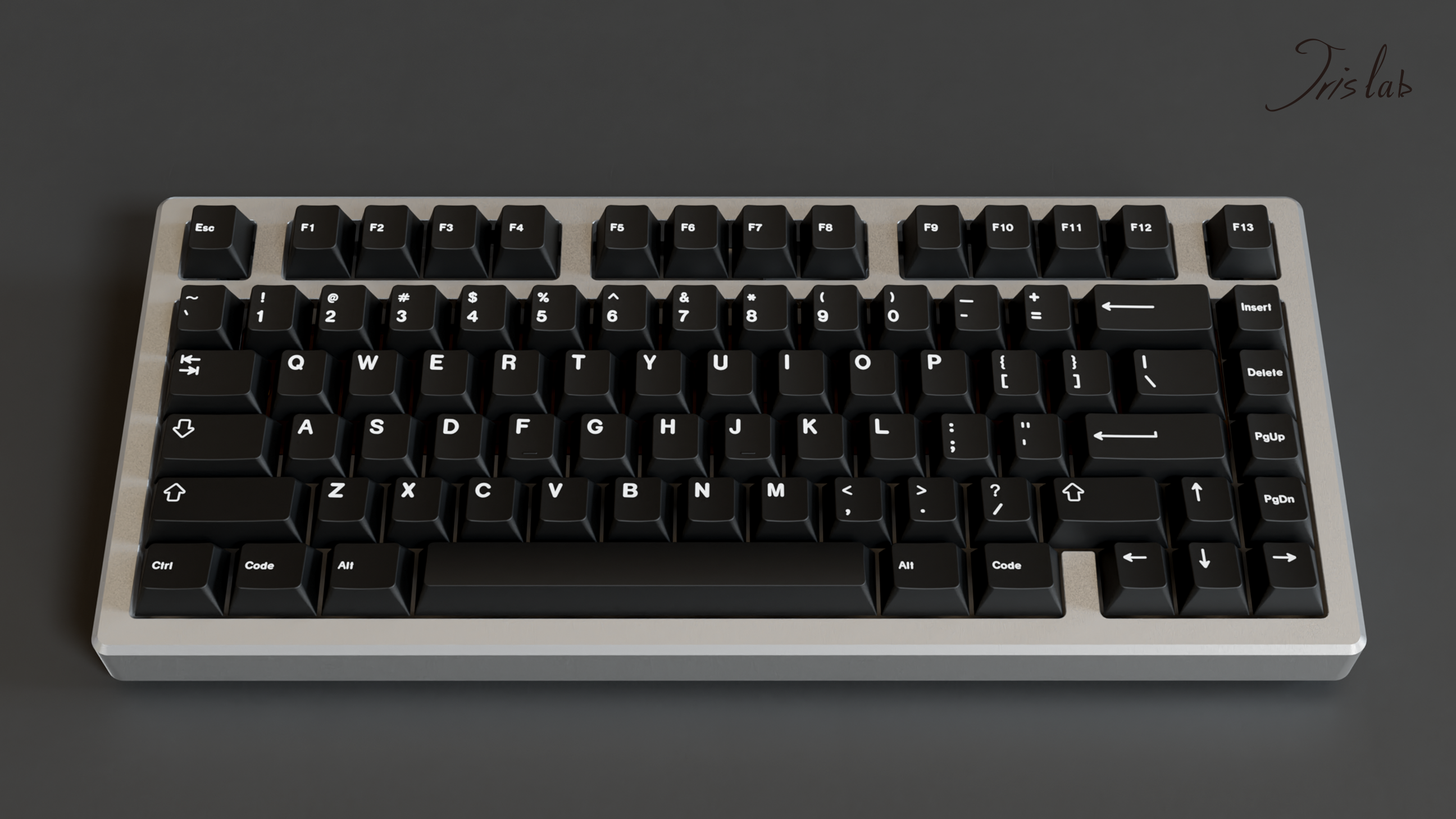 [Group-Buy] Jris75 PCB Gasket Mount Keyboard Kit - Silver（Alu Weight）