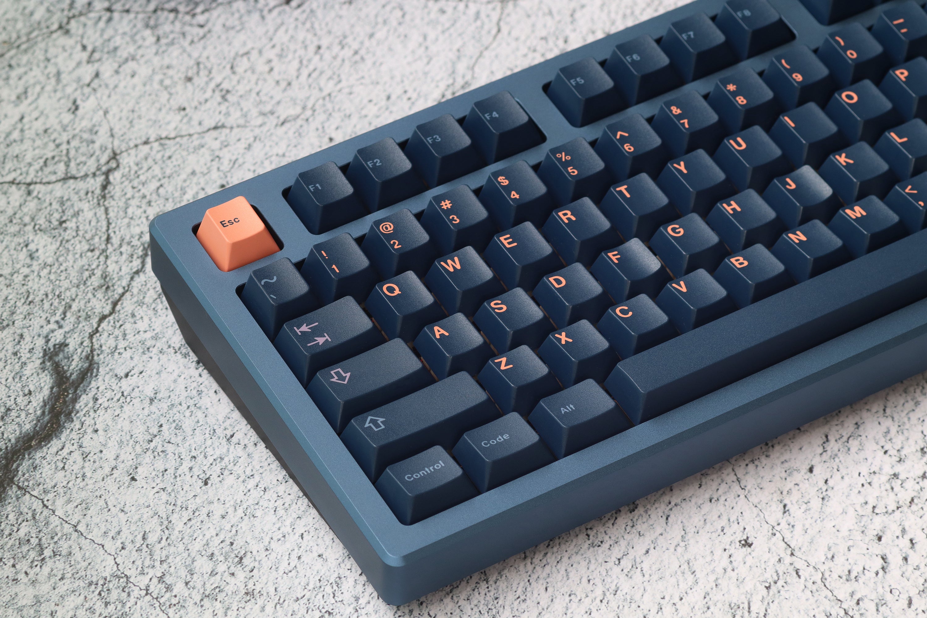[Group-Buy] Jris75 PCB Gasket Mount Keyboard Kit - Blue&Black（Alu Weight）